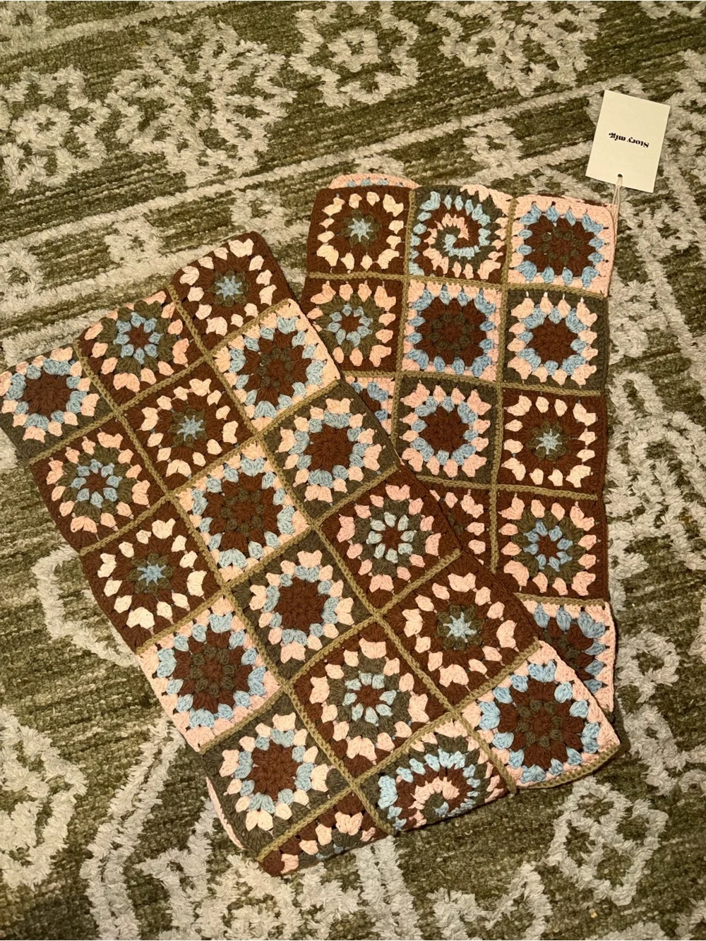 Story Mfg. Piece Scarf Slim - Peach